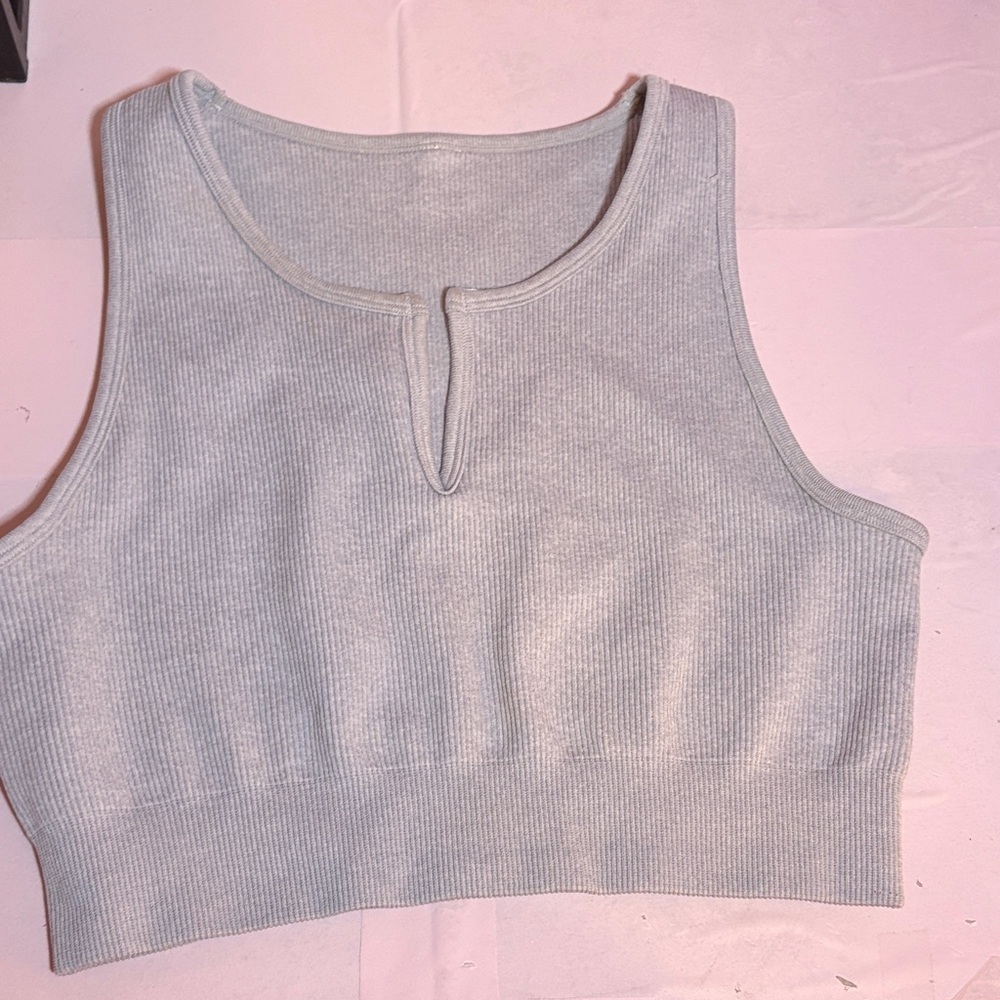 Elegant Women's Light Gray Tank Top